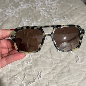 Black an cream tortoise Sunglasses